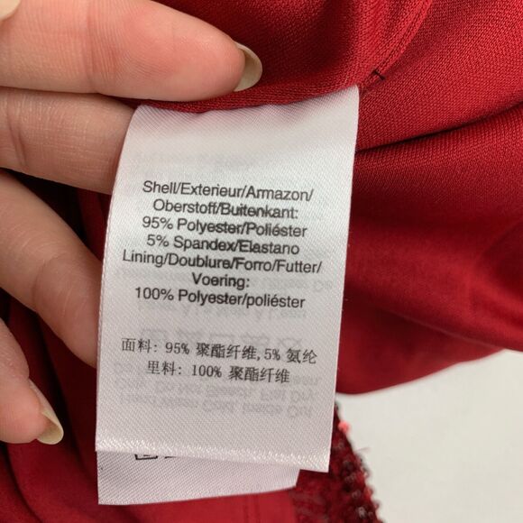 DKNY Tank Top Womens S Small Ruby Sequined Round Neck Sleeveless Keyhole Lined - Picture 10 of 13